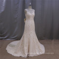 French Lace Slim Mermaid Bridal Gown Beading